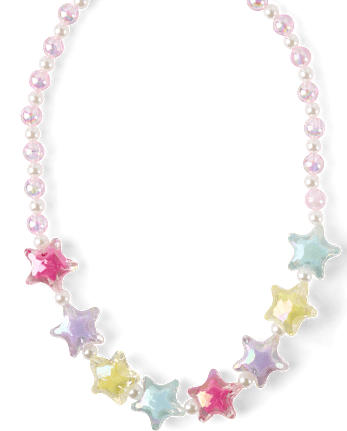 Girls Beaded Star 2-Piece Jewelry Set