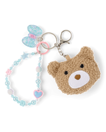 Girls Bear Bag Charm
