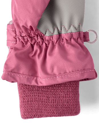 Toddler Girls Print Ski Mittens