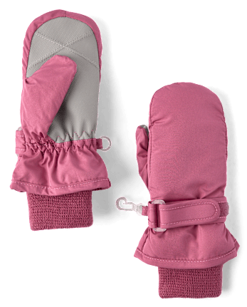Toddler Girls Print Ski Mittens