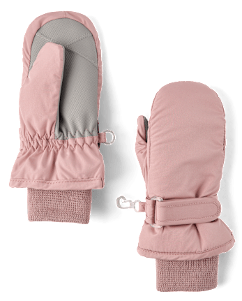 Toddler Girls Print Ski Mittens