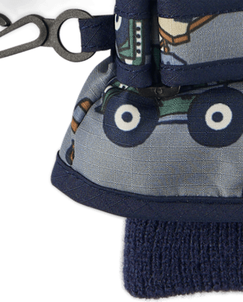 Moufles de ski imprimées pour tout-petits garçons