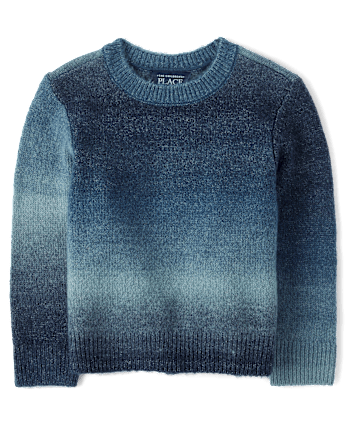 Baby And Toddler Boys Ombre Space Dye Sweater
