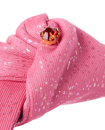 Bandeau à nœud en forme de cœur bonbon pour filles