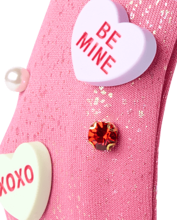 Bandeau à nœud en forme de cœur bonbon pour filles