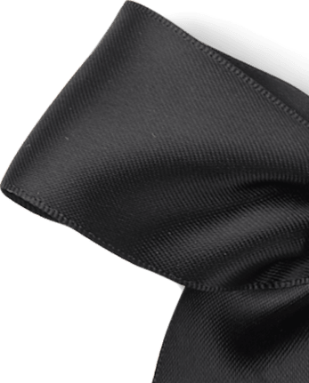 Girls Satin Rosette Bow Hair Clip 2-Pack