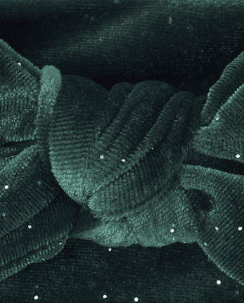 Baby Girls Velour Bow Headwrap