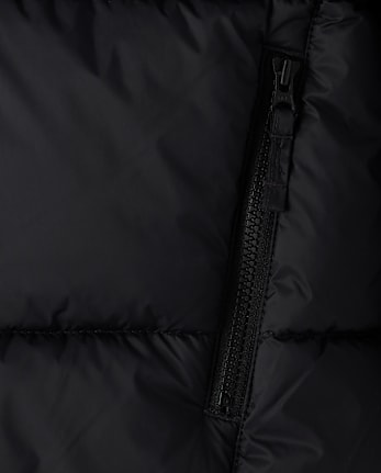 Kids Quilted Faux Fur Lined Parka Jacket