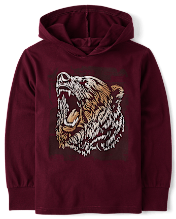 Boys Graphic Hoodie Top