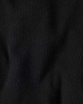 Kids Plush Winter Waffle Thermal Hoodie