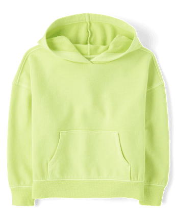 Kids Garment Dyed Premium Fleece Hoodie