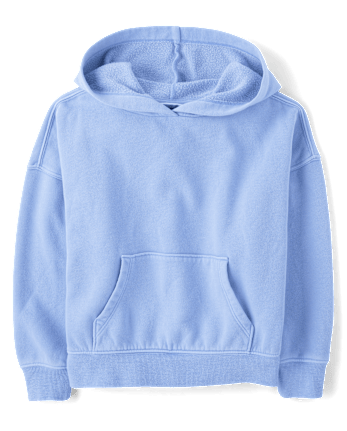 Kids Garment Dyed Premium Fleece Hoodie