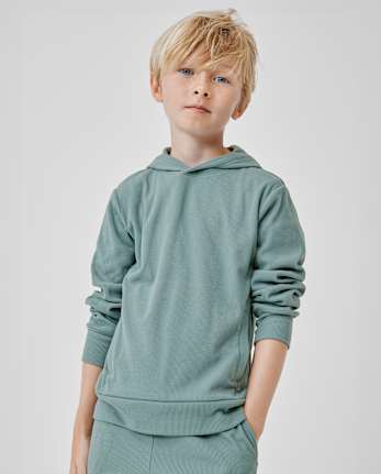 Kids Sueded Rib Hoodie