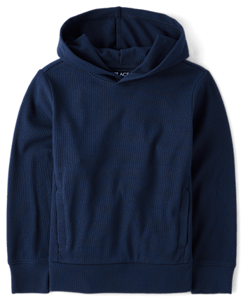 Kids Sueded Rib Hoodie