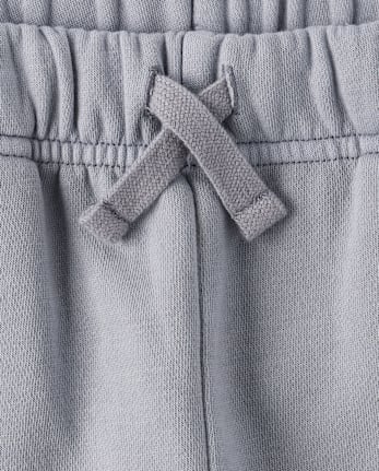 Pantalon de jogging en polaire de qualité supérieure teint en pièce pour enfants