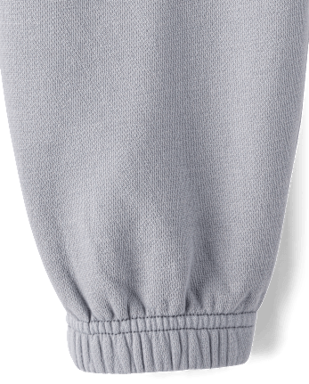 Pantalon de jogging en polaire de qualité supérieure teint en pièce pour enfants