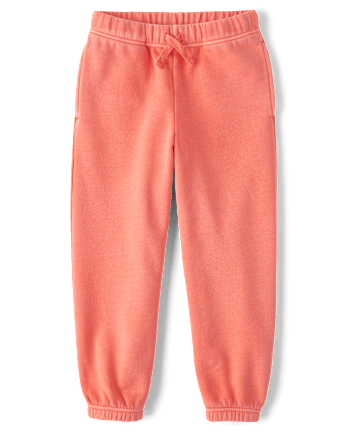 Kids Garment Dyed Premium Fleece Jogger Pants