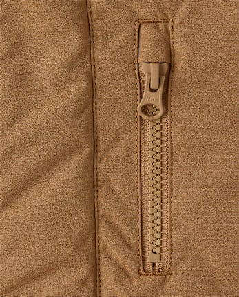 Parka utilitaire doublée en micropolaire pour enfant