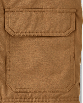 Parka utilitaire doublée en micropolaire pour enfant