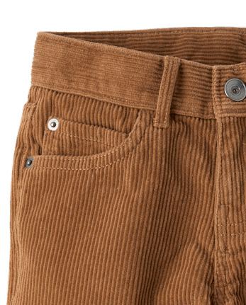 Pantalon droit en velours côtelé pour garçon