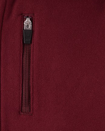 Boys Stretch Cozy Microfleece Zip Up Hoodie