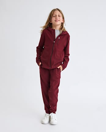 Sweat à capuche zippé en micropolaire extensible et confortable pour garçon