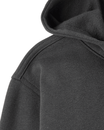 Boys Premium Fleece Utility Zip Up Hoodie