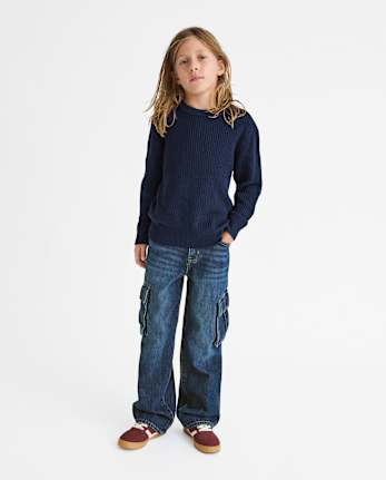 Kids Baggy Cargo Jeans