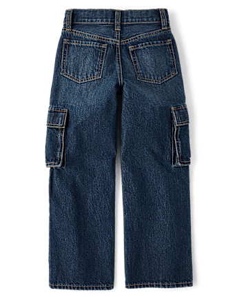 Kids Baggy Cargo Jeans