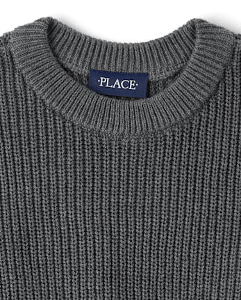Boys Shaker Stitch Sweater