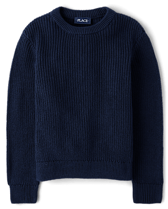 Boys Shaker Stitch Sweater