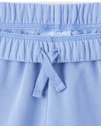 Kids Garment Dyed Premium Fleece Wide Leg Cargo Lounge Pants