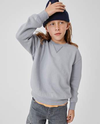Kids Garment Dyed Premium Fleece Sweatshirt