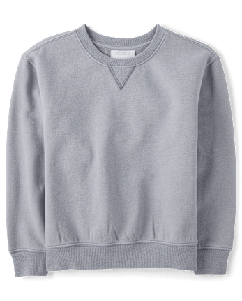 Boys Garment Dyed Premium Fleece Sweatshirt