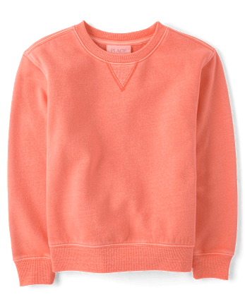 Kids Garment Dyed Premium Fleece Sweatshirt