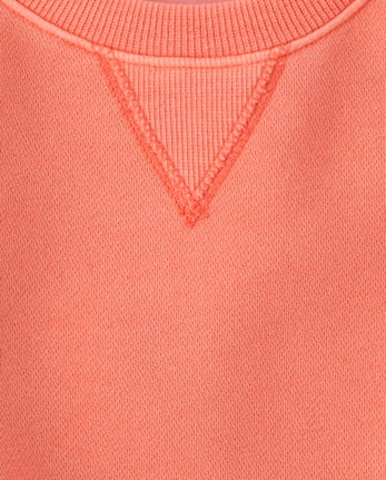 Kids Garment Dyed Premium Fleece Sweatshirt