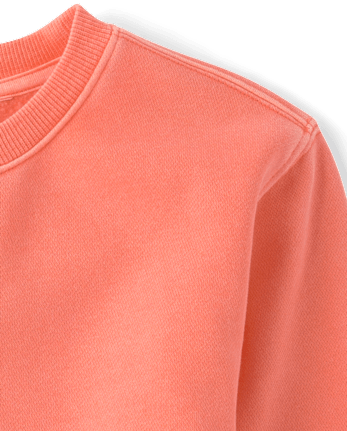 Kids Garment Dyed Premium Fleece Sweatshirt