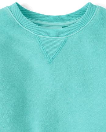 Kids Garment Dyed Premium Fleece Sweatshirt