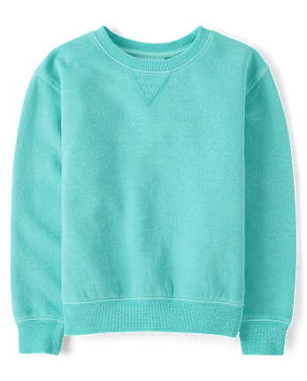 Kids Garment Dyed Premium Fleece Sweatshirt