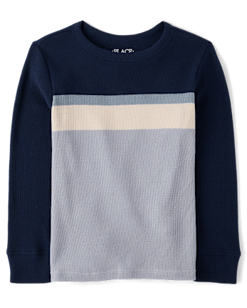 Boys Colorblock Thermal Top