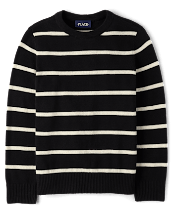 Boys Lightweight Striped Sweater