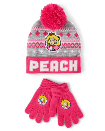 Girls Super Mario™ Peach 2-Piece Cold Weather Set