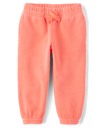Baby And Toddler Garment Dyed Premium Fleece Jogger Pants