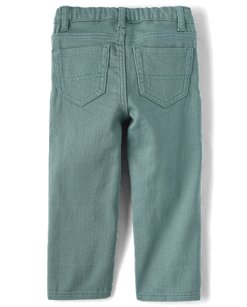 Baby And Toddler Boys Knit Straight Jeans - NORWAY SPRUCE