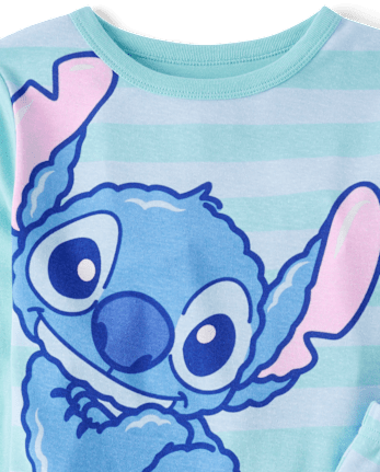 Girls Stitchâ¢ Snug Fit Cotton Pajamas
