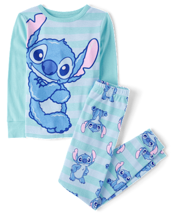 Girls Stitchâ¢ Snug Fit Cotton Pajamas