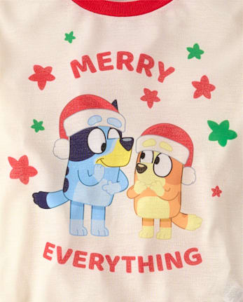 Kids Matching Family Blueyâ¢ Merry Everything Pajamas