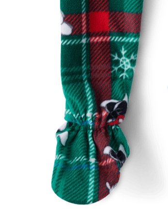 Baby And Toddler Matching Family Mickey Mouse™ Holiday Footed One Piece Pajamas