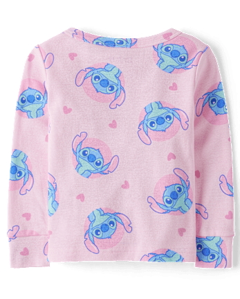 Baby And Toddler Girls Stitch™ Snug Fit Cotton Pajamas