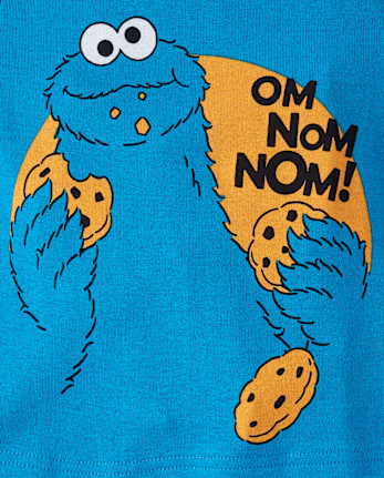 Baby And Toddler Boys Cookie Monster™ Snug Fit Cotton Pajamas